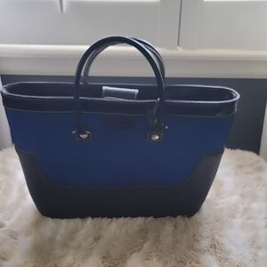 Stylish Blue and Black Bag